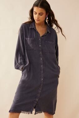 Bohera April Snow Button Dress Size Medium